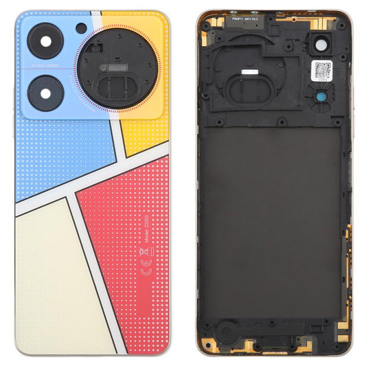 For ZTE nubia Music Z2353 Glass Battery Back Cover with Middle Frame / Camera Lens Cover, For ZTE nubia Music(with Middle Frame)