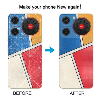 For ZTE nubia Music Z2353 Glass Battery Back Cover with Middle Frame / Camera Lens Cover, For ZTE nubia Music(with Middle Frame)