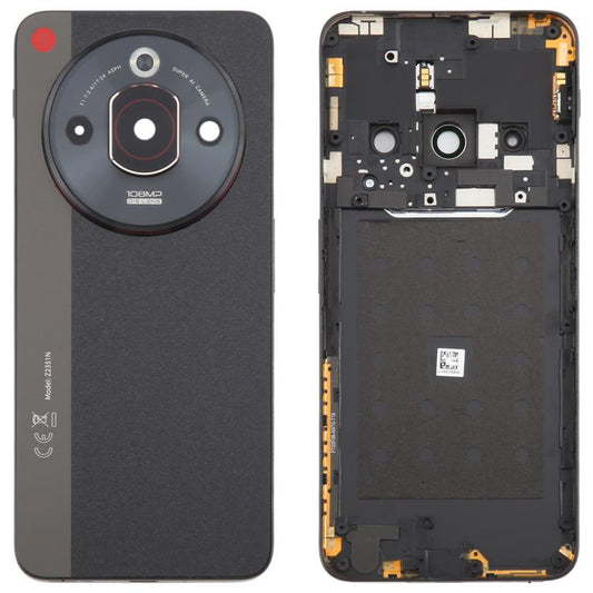For ZTE nubia Focus Pro Z2351N Glass Battery Back Cover with Middle Frame / Camera Lens Cover, For ZTE nubia Focus Pro(Glass with Middle Frame)