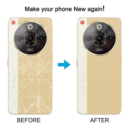 For ZTE nubia Focus Pro Z2351N Leather Battery Back Cover with Middle Frame / Camera Lens Cover