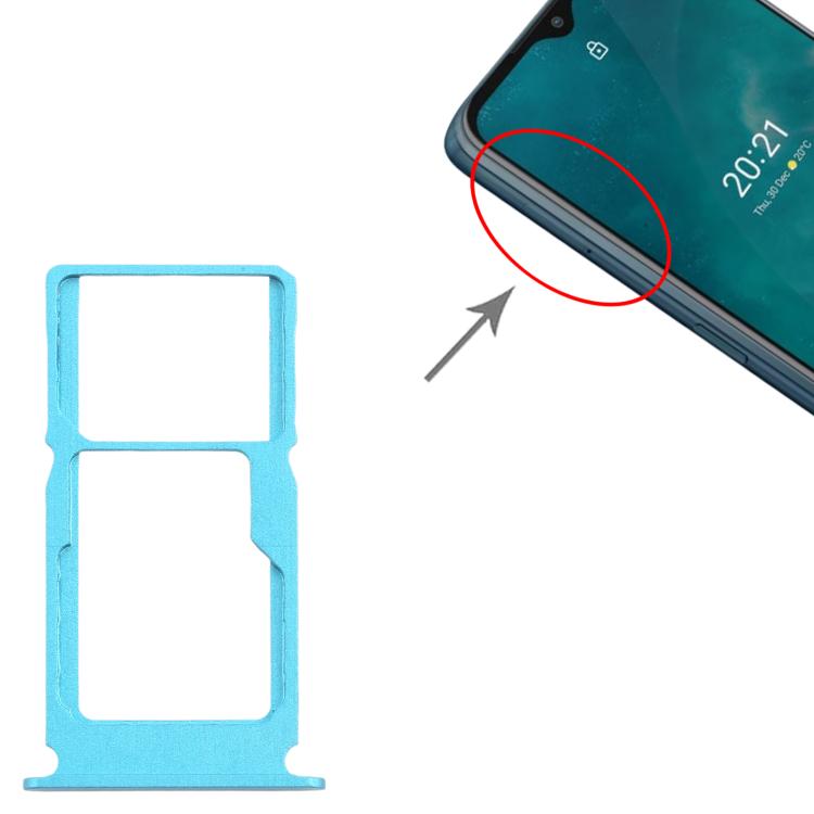 For Nokia G50 Original SIM Card Tray + SIM Card Tray / Micro SD Card Tray, For Nokia G50(Original)