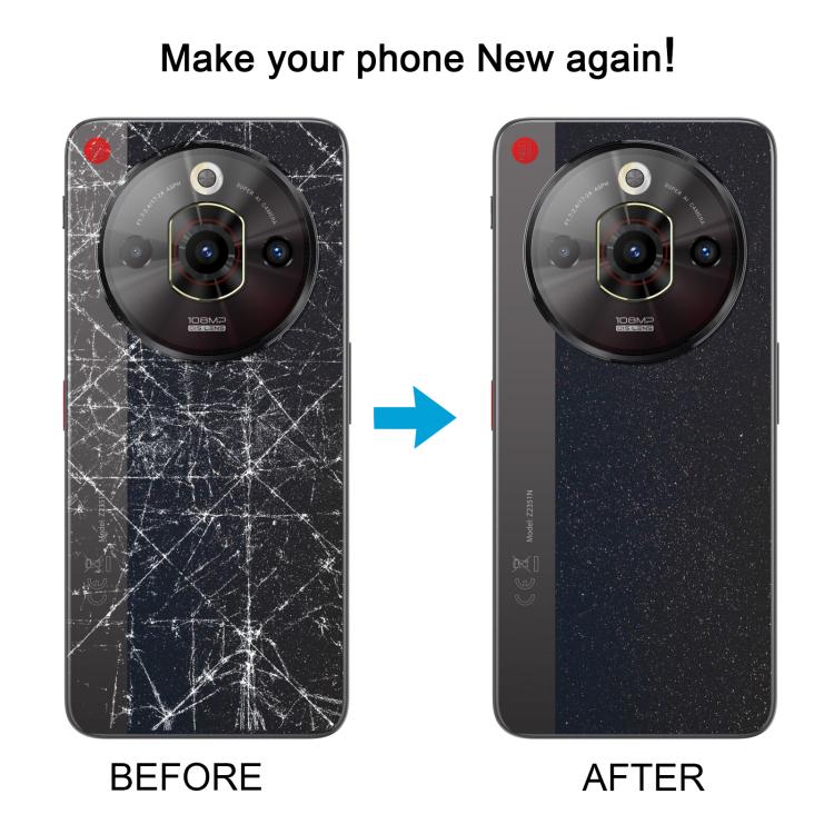 For ZTE nubia Focus Pro Z2351N Glass Battery Back Cover with Adhesive / Camera Lens Cover, For ZTE nubia Focus Pro(Glass)