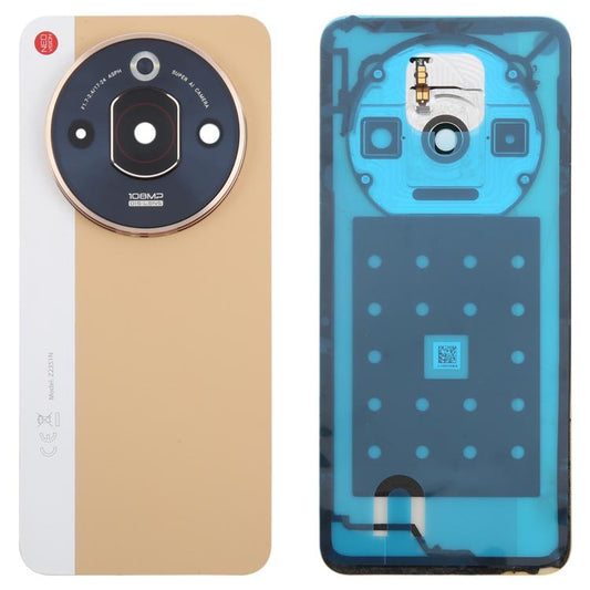 For ZTE nubia Focus Pro Z2351N Leather Battery Back Cover with Adhesive / Camera Lens Cover, For ZTE nubia Focus Pro(Leather)
