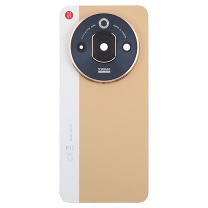 For ZTE nubia Focus Pro Z2351N Leather Battery Back Cover with Adhesive / Camera Lens Cover, For ZTE nubia Focus Pro(Leather)