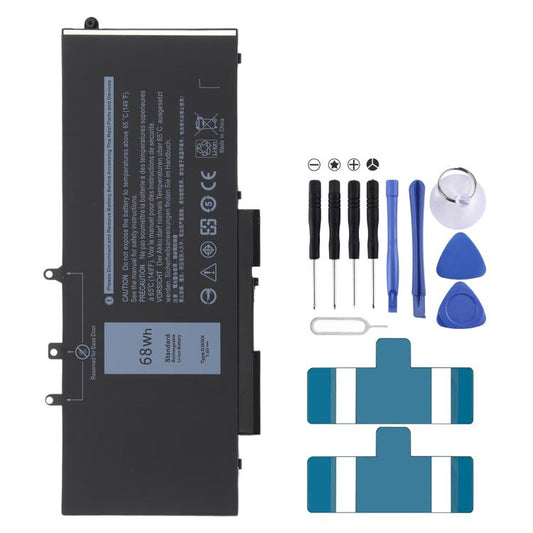 7.6V 68Wh GJKNX Li-ion Battery For Dell Latitude 15 5591 5280 5290 5480 5490 5580 5590 3520 3530 M3520 M3530 P27S, 7.6V 68Wh GJKNX