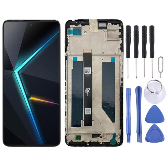 For ZTE nubia Neo 2 5G Z2352N LCD Screen Digitizer Full Assembly with Frame, For ZTE nubia Neo 2 5G