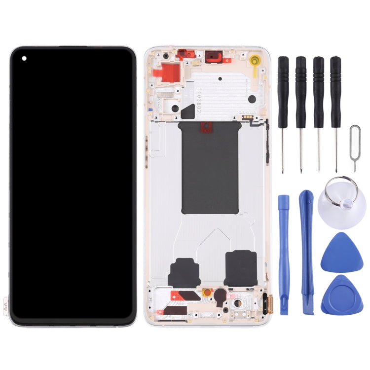 Original LCD Screen For OPPO Reno7 Pro 5G Digitizer Full Assembly with Frame, For OPPO Reno7 Pro 5G
