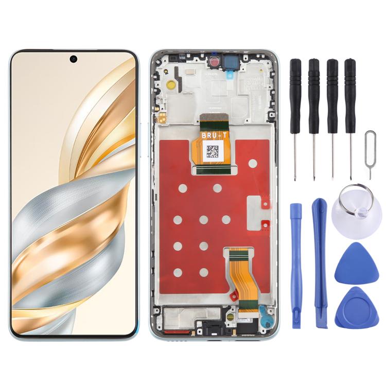 For Honor X60 Original LCD Screen Digitizer Full Assembly with Frame, For Honor X60 (Original)