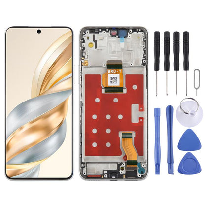 For Honor X60 Original LCD Screen Digitizer Full Assembly with Frame, For Honor X60 (Original)