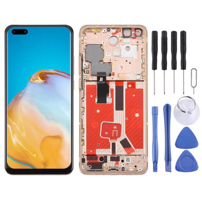 For Huawei P40 Pro TFT LCD Screen Digitizer Full Assembly with Frame, Not Supporting Fingerprint Identification, For Huawei P40 Pro(TFT)