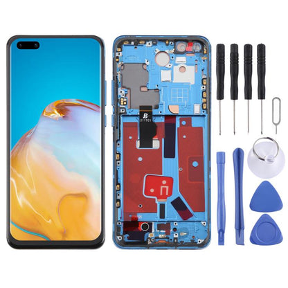 For Huawei P40 Pro TFT LCD Screen Digitizer Full Assembly with Frame, Not Supporting Fingerprint Identification, For Huawei P40 Pro(TFT)