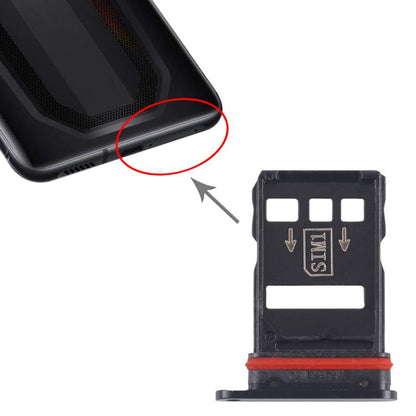For ZTE nubia RedMagic 7S SIM Card Tray + SIM Card Tray, For ZTE nubia RedMagic 7S