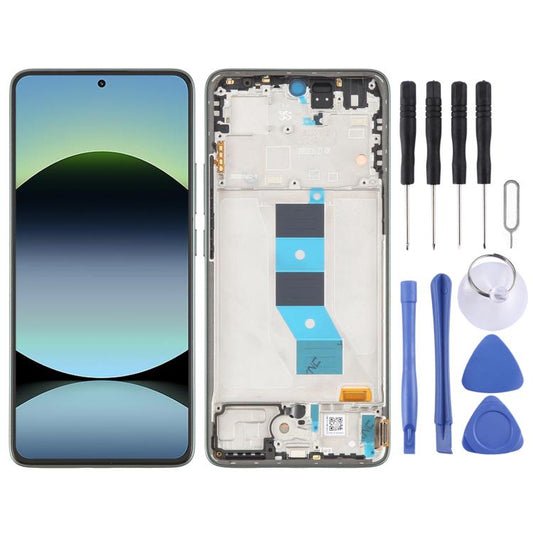 For Xiaomi Redmi Note 14 5G India AMOLED Original LCD Screen Digitizer Full Assembly with Frame, For Xiaomi Redmi Note 14 5G(Original), For Xiaomi Redmi Note 14 5G India(Original)