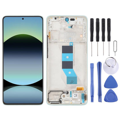 For Xiaomi Redmi Note 14 5G India AMOLED Original LCD Screen Digitizer Full Assembly with Frame, For Xiaomi Redmi Note 14 5G(Original), For Xiaomi Redmi Note 14 5G India(Original)