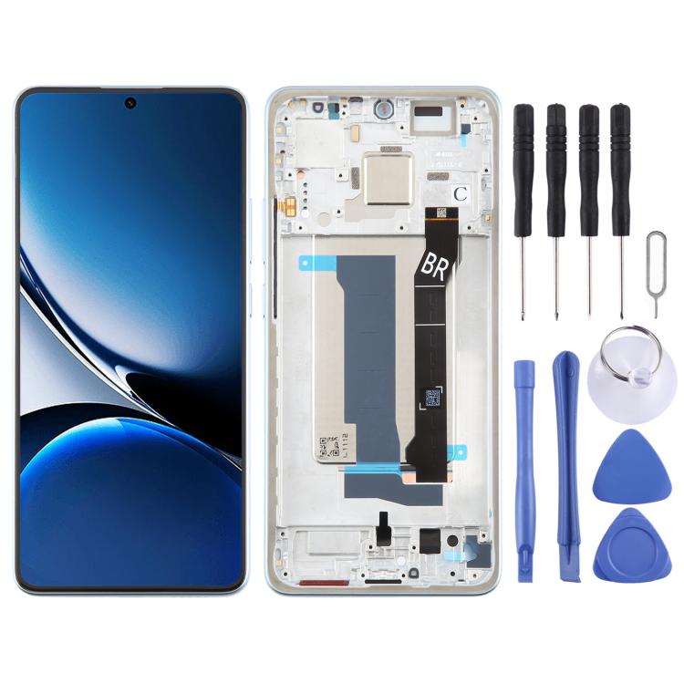 For Xiaomi Redmi Turbo 4 AMOLED Original LCD Screen Digitizer Full Assembly with Frame, For Xiaomi Redmi Turbo 4(Original)