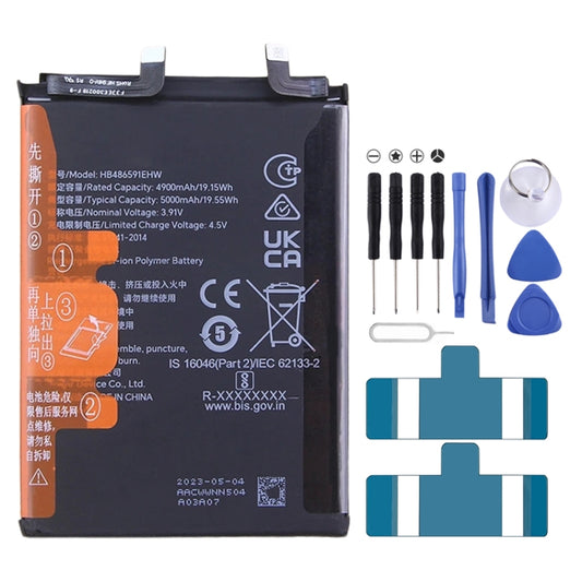 5000mAh Battery Replacement For Honor 90 REA-AN00 / 90 Pro REP-AN00 HB486591EHW, For Honor 90 / 90 Pro