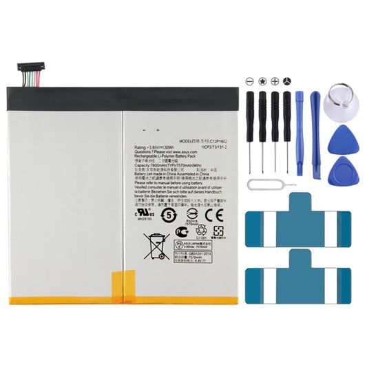 7800mAh Battery Replacement For ASUS ZenPad Z10 ZT500KL C12P1602, For ASUS ZenPad Z10