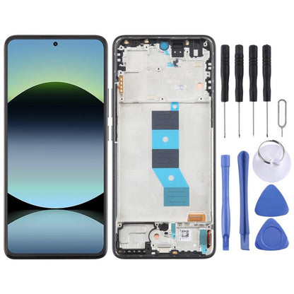 For Xiaomi Redmi Note 14 4G AMOLED Original LCD Screen Digitizer Full Assembly with Frame, For Xiaomi Redmi Note 14 4G(Original)