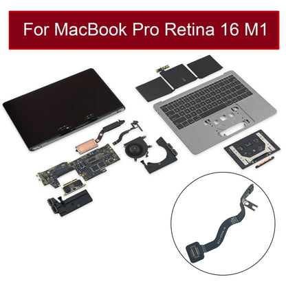 821-03114-A LCD Screen Cover Angle Sensor Sleep Cable for MacBook Pro Retina 16 M1 A2485 EMC3651 2021, A2485