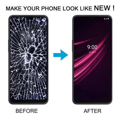 For T-Mobile REVVL V+ 5G LCD Screen Digitizer Full Assembly with Frame, For T-Mobile REVVL V+ 5G(with Frame)