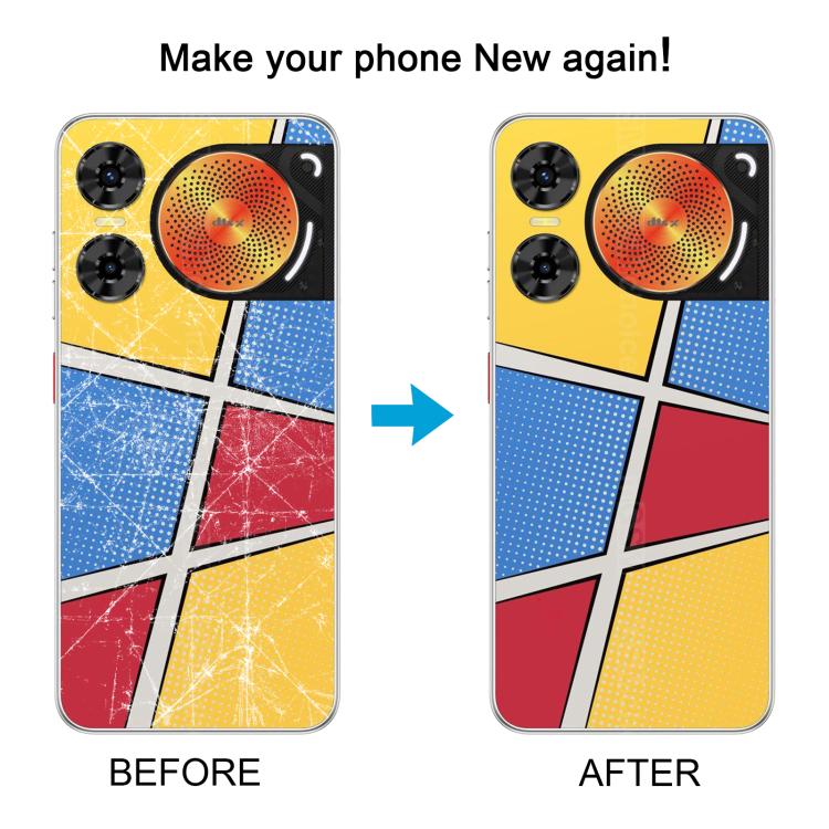 For ZTE nubia Music 2 Glass Battery Back Cover with Adhesive, For ZTE nubia Music 2