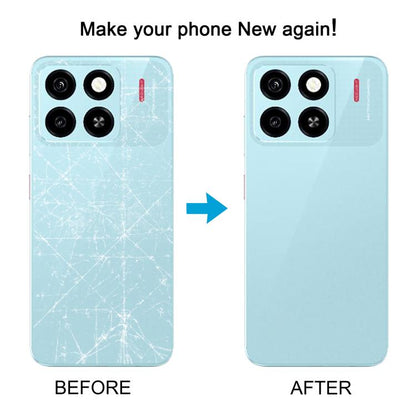 For ZTE Blade A55 Z2450 Plastic Back Cover with Camera Lens Cover, For ZTE Blade A55