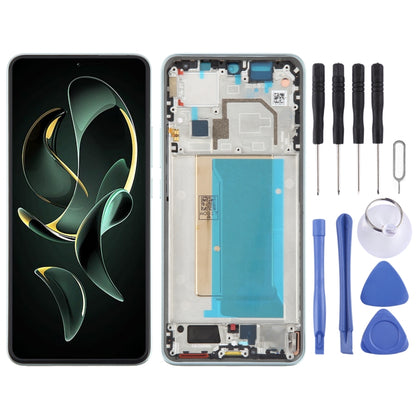 For Xiaomi 13T Original AMOLED Material LCD Screen Digitizer Full Assembly with Frame, For Xiaomi 13T (Original), For Xiaomi 13T(Original)