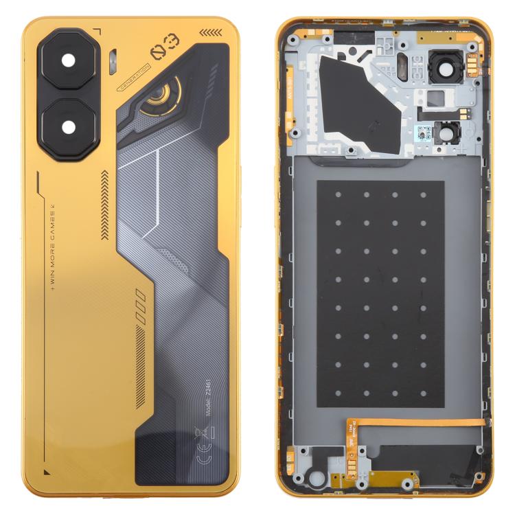 For ZTE nubia Neo 3 Plastic Battery Back Cover with Middle Frame / Camera Lens Cover, For ZTE nubia Neo 3(with Middle Frame)
