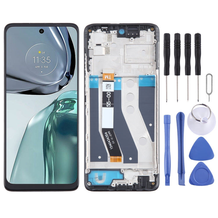 For Motorola Moto G62 5G / G62 India OEM LCD Screen Digitizer Full Assembly With Frame, For Motorola Moto G62 5G