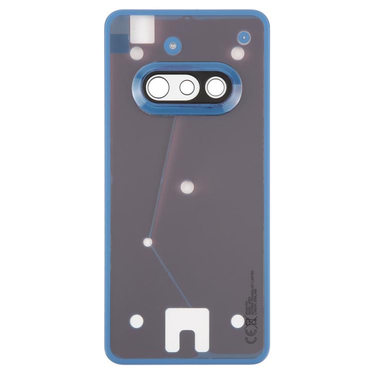 For Nothing Phone 3a A059 Glass Battery Back Cover with Camera Frame