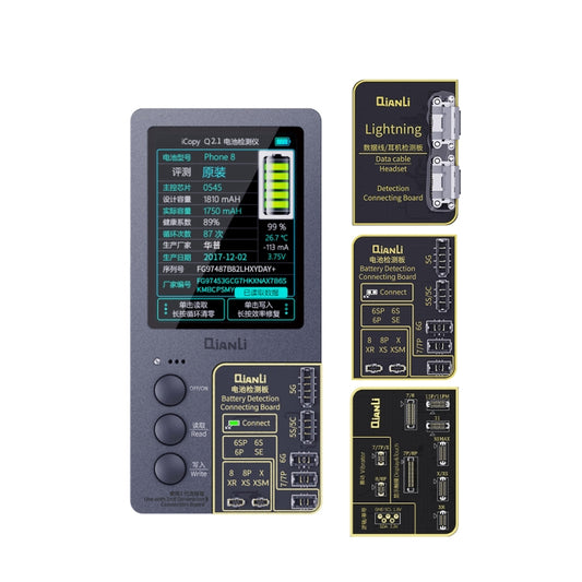 Qianli iCopy Plus 3 in 1 LCD Screen Original Color Repair Programmer For iPhone, 3 in 1 For iPhone 6-12 Series