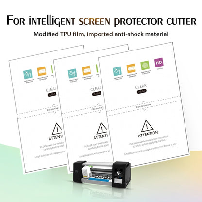 50 PCS F0006 High Definition Silicone TPU Soft Film Supplies for Protector Cutter, F0006