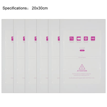 50 PCS F0007 HD TPU Tablet Soft Film Supplies for Protector Cutter, F0007