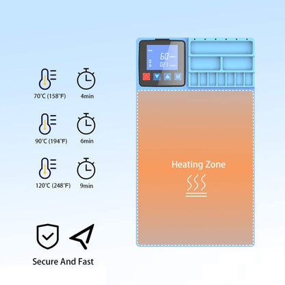 CPB CP300 LCD Screen Heating Pad Safe Repair Tool, EU Plug, CPB CP300(EUPlug)