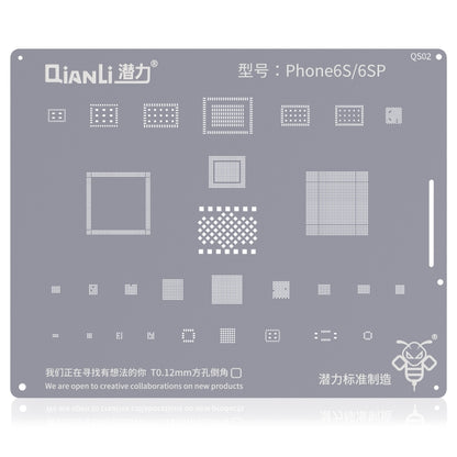 Qianli QS02 Bumblebee Stencils BGA Reballing Planting Tin Plate For iPhone 6s/6s Plus, For iPhone 6s/6s Plus