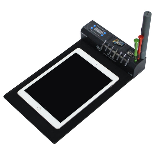 TBK-568R 220V Vacuum LCD Temperature Controller Touch Screen Glass Separator Machine with Multi-function Storage Box, TBK-568R