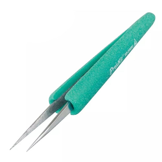 TZ-205N Anti-Static Anti-Skid Long Tip Tweezers, TZ-205N