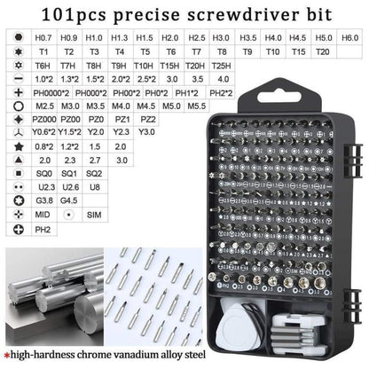 122 in 1 Precision Magnetic Screwdriver Kit, 122 in 1 (Yellow), 122 in 1(White), 122 in 1(Blue), 122 in 1(Purple), 122 in 1(Red)