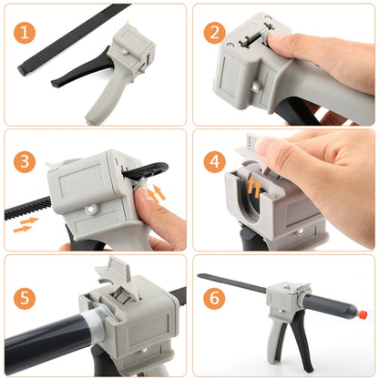 30cc/55cc PUR Rework Cold Gel Liquid Glue Dispensing Gun Mobile Phone Repair Tools, Glue Dispensing Gun