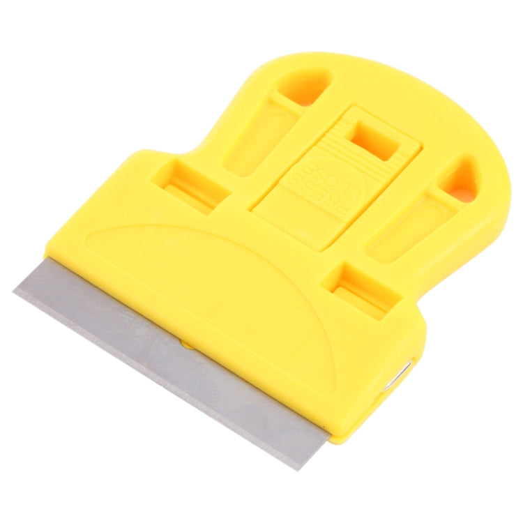 Glue Remover Squeegee Sticker Cleaner Plastic Handle Scraper