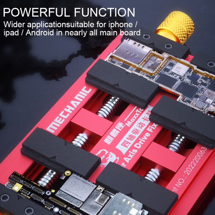 Mechanic MaxxTor Four-Axis Drive Fixture Motherboard Repair