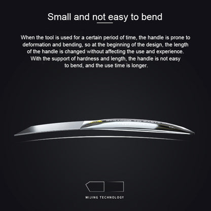 Mijing 2 in 1 Non Magnetic Svraping Tin Knife, 2 in 1