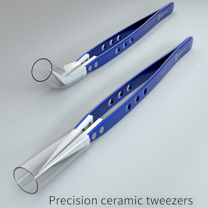 Mijing Antistatic Precision Diamagnetism Tweezers(Straight), Curved, Straight