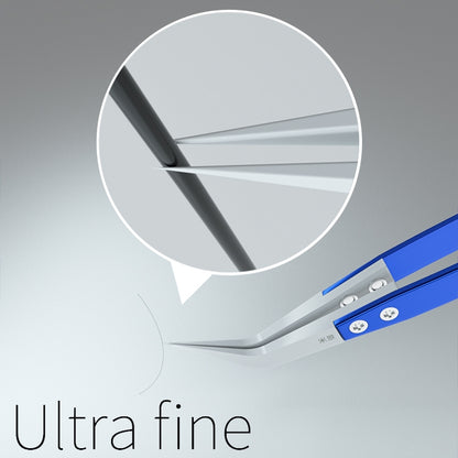 Mijing Antistatic Precision Diamagnetism Tweezers(Straight), Curved, Straight