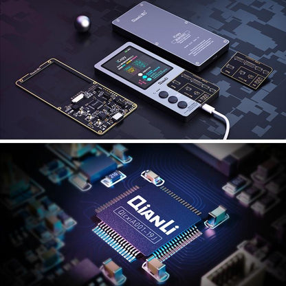 For iPhone 6 - 14 Pro Max 3 in 1 Qianli iCopy Plus 2.2 Repair Detection Programmer Set, Plug: EU, 3 in 1
