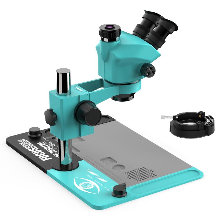 RF4 RF7050TVP 7-50X Synchronous Zoom Trinocular Stereo Microscope with Big Base, RF7050TVP