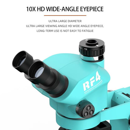 RF4 RF-7050TV Trinocular Microscope 7X-50X Continuous Zoom Synchronous Focusing Phone Repair Microscope, RF-7050TV