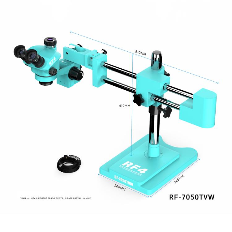 RF4 RF-7050TVW High-definition Binocular Stereo Continuous Zoom Industrial Microscope, RF-7050TVW