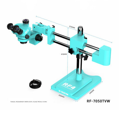 RF4 RF-7050TVW High-definition Binocular Stereo Continuous Zoom Industrial Microscope, RF-7050TVW