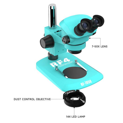RF4 RF-7050 7-50X Zoom Binocular Microscope, RF-7050